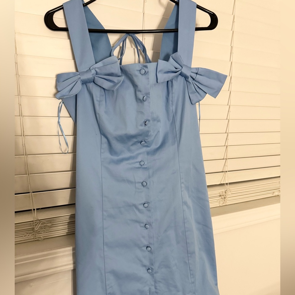 Blue Bow dress